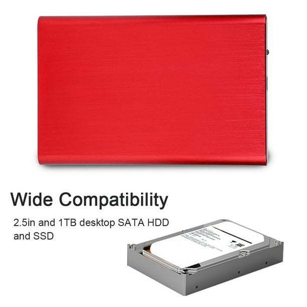 Boîtier pour disque dur externe SATA 2.0 pouces USB 480 2.5 Mbps 10 to SSD