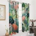 thumbnail image 2 of Watercolor Bird Blackout Curtains for Bedroom Curtains Insulated Room Darkening Window Drapes for Living Room, 2 of 7