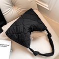 thumbnail image 4 of Women Padding Shoulder Bag Soft Cloud Puffer Bag with Zipper Versatile Sling Bag, 4 of 9