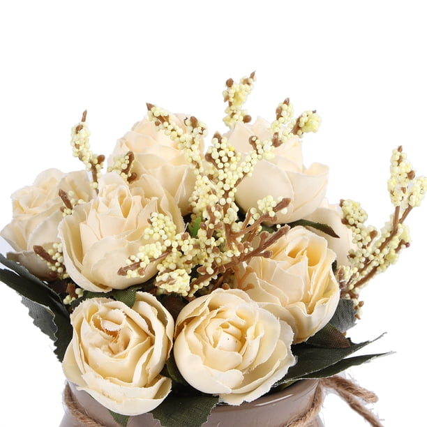 Flores artificiales ANGGREK en maceta tacto real para boda fiesta hogar jardín decoración