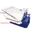 thumbnail image 5 of INTBUYING 1 Color 1 Station Silk T-Shirt Screen Printing Machine DIY Fabric Press for T-Shirt Clothing Hats Adjustable Blue, 5 of 8