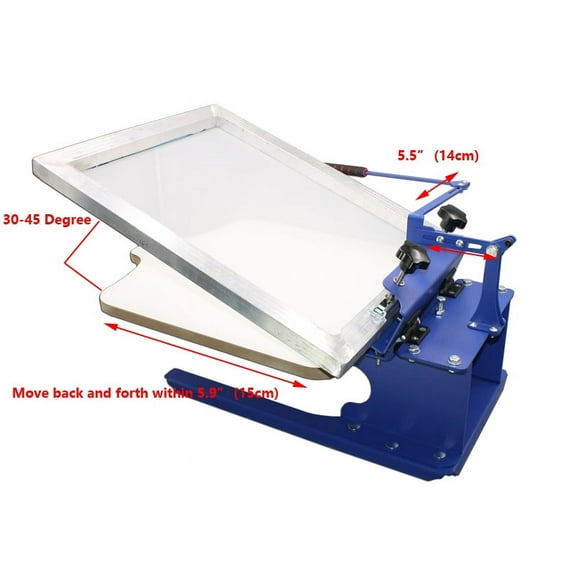 INTSUPERMAI 1 Color Screen Printing Press Simple Table Printer Household Equipment DIY Shirt T-Shirt Fabric Pressing