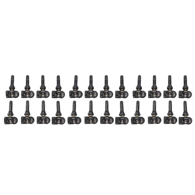 24Pcs TPMS Sensor 433MHz 315MHZ Universal 2 in 1 Programmable MX-Sensor for Tire Pressure Monitoring System,24 x TPMS Tire Pressure Sensor Monitor,Black