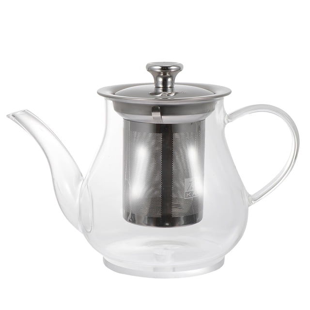 MasteelfCA 1Pc Premium Heat-resistant Glass Teapot Durable Glass Teapot (Assorted Color)