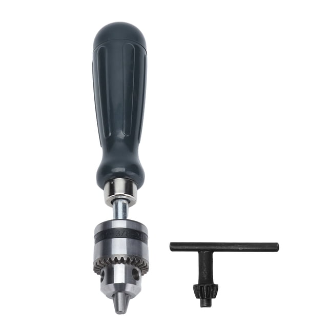Taladro de manivela manual, taladro manual de acero al carbono de 0,6 a 6 mm humanizado para joyería para plástico para tuerca Mejoras Para el Hogar Octpeak NO