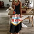 thumbnail image 4 of Welcome to Fabulous Las Vegas Sleeveless Dress Cocktail of dresses women's summer clothing, 4 of 6