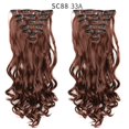 thumbnail image 4 of 22 Inch Clip In Extensions Real Human Hair,Seamless Clip In Hair Extensions Human Hair,Brown, 4 of 4