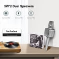 thumbnail image 3 of TOSING G1 Karaoke Player Wireless 5.0 Microphone Speaker Recording Singing Live Microphone 2600mAh Rechargeable Duet Singing for Smart Phone Tablet PC TV, 3 of 7