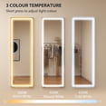 thumbnail image 4 of HOMCOM LED Standing Mirror with 3 Colour Lighting, Full Length Body Mirror, 4 of 10