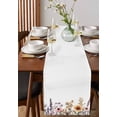 thumbnail image 2 of Table Runner Dresser Scarf 13 x 72 Inch Spring Flowers Watercolor Sunflower Floral Pastoral Rural Table Runners Non-Slip Heat Kitchen Dining Table Decor for Indoor Outdoor Home Party Decoration, 2 of 7