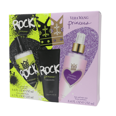 Vera Wang Rock Princess by Vera Wang, 3 Piece Gift Set for Women