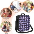 thumbnail image 5 of Lsque flower Skull rose Lunch Bag Lunch Box for Women Men Reusable Insulated Lunch Tote Bag,Leakproof Thermal Cooler Sack Food Handbags Case High Capacity, 5 of 9