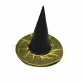 thumbnail image 4 of Mikilon Halloween Children Right Angle Hat Dance Performance/Party Hats Solid Color Witch Hats Comfortable Vintage Hats, 4 of 4