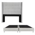 thumbnail image 1 of Box Base Cama King Size + Cabecera Titan Plata, 1 of 7