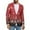 Christmas Snowflake Print, variant on Leopard Print Mens Blazer Jacket Long Sleeve Breathable Mens Knit Blazer Jacket Casual One Button Soft Lightweight Sport Coats Stretch Stylish for Men Size 3XL