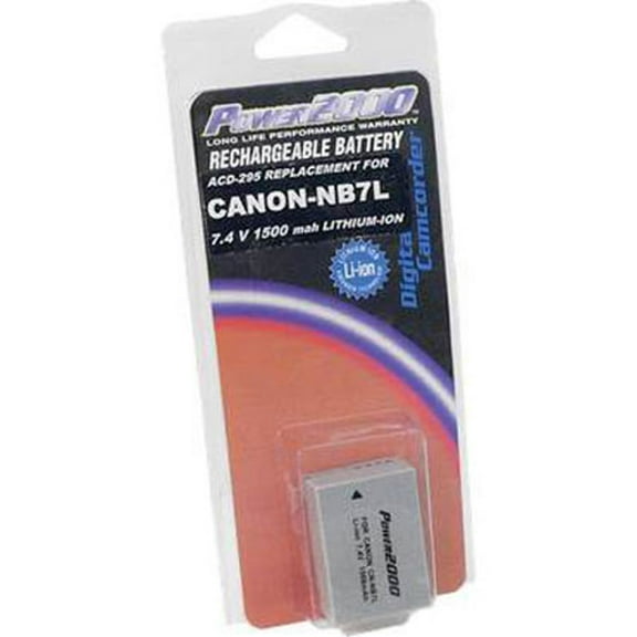 Power2000 NB-7L 7.4V 1500mAh Rechargeable Lithium-Ion Battery for Canon Powershot G10