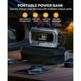 thumbnail image 4 of Car Jump Starter with Air Compressor 6000A 160PSI(All Gas/12.0L Diesel)Portable Jump Starter with Tire Inflator PD 65W,12V DC PSU Jump Box Extended Jumper Cables Large LCD Display 600Lumen Light, 4 of 7