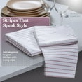 thumbnail image 5 of HEIRLOOM COMFORT Burgundy Striped Kitchen Dish Towels (3-Pack), Quick Dry, Ultra Absorbent & Durable, 100% Cotton Classic Stripe Towels for Drying Dishes, Wiping, and Daily Kitchen Cleanup, 5 of 7