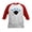 Red/White, variant on CafePress - Blue 2030 Graduation Hat Logo Kids Baseball Jersey - Kids Cotton Baseball Jersey, 3/4 Sleeve Shirt