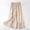 Khaki, variant on Miqool Pleated Midi Skirts for Women Casual Long A-line High Elastic Waisted Party Skirts