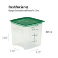 thumbnail image 2 of Food Storage Containers with Lids (Microwave Safe and BPA-Free) - 4 QT (Quart) Square Food Storage Container with Lid (2 Pack), 2 of 4