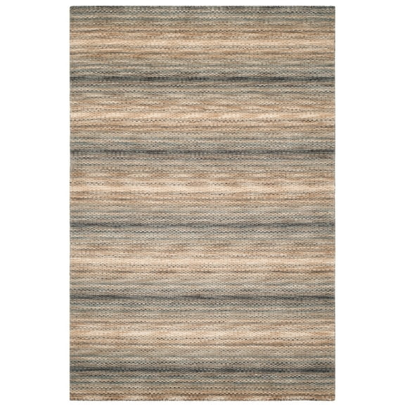 SAFAVIEH Himalaya Renae Striped Wool Area Rug, Grey, 5' x 8'