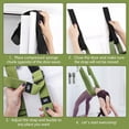 thumbnail image 3 of Correa para estirar las piernas, equipo de estiramiento con anclaje de puerta, entrenador de flexibilidad, asistencia para doblar la espalda para danza, yoga aéreo, ballet, 3 of 5