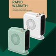 thumbnail image 3 of Electric Heater Fans Portable Desktop Low 500W Consumption Heating for Home Bedroom Warmer Machine for Winter EU Plug B, 3 of 5