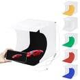 thumbnail image 4 of Tent  Mini Folding Lightbox Photography Photo Studio LEDs Panel Light Soft Box Photo Background Kit, 4 of 7