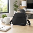 thumbnail image 6 of Insulated Lunch Bag for Women | Black Lunch Bag with Crossbody Strap | Women's Lunch Bag for Work and School, 6 of 6