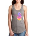 thumbnail image 1 of Mom Baby Beastfeed Watercolor Racerback Tank Women -Image by Shutterstock, Female x-Small, 1 of 4