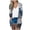 Navy, variant on Ecqkame Women's Long Sleeve Shrugs Boleros Lightweight Thin Printed Cardigan Casual Loose Cover Up Tops with Pockets Pink XL