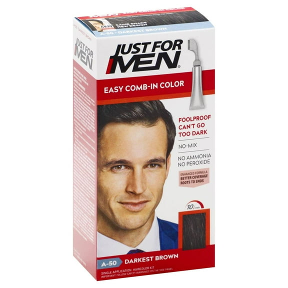 Just For Men Comb In Haircolor Darkest Brown A-50 - Each