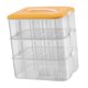 thumbnail image 4 of Caja organizadora de juguetes y soporte para pendientes y joyas de almacenamiento multifuncional para edificios tres pisos, 4 of 9