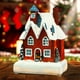 thumbnail image 1 of Fiudx Farol Navideño con Luz Led de Colores, Decoración Festiva de Mesa, Luz Romántica Navideña, Funciona con Pilas, Ambiente Festivo, 1 Lámpara Decorativa, 1 of 6
