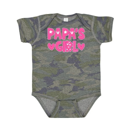 

Inktastic Papa s Girl Gift Gift Baby Girl Bodysuit