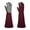 Wine Red, variant on Rose Pruning Gardening Gloves for Men & Women, Thornproof Long Gauntlet Gloves, Breathable & Durability, 2 Layers Leather Rose Pruning Long Gardening Gloves for Cactus(Wine Red+M)