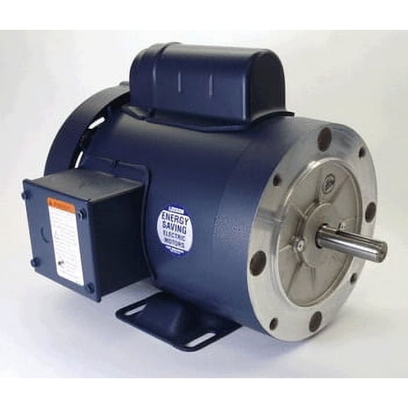 3/4 hp 3450 RPM 56C Frame TEFC C-Face- Rigid Base 115/208-230V Leeson Electric Motor # 112135