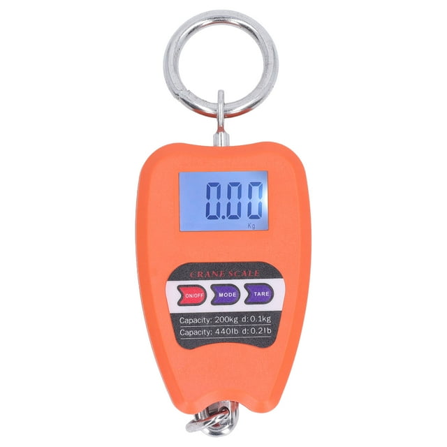 Hanging Weight Scale, Digital Hanging Scale 200kg Load Bearing Stainless Steel for Fishing
