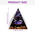 thumbnail image 2 of Pyramid Crystal Pyramids Statue Egyptian Figurine Orgone Energy Shui Feng Model Chakra Ornament Egypt Box Decoration, 2 of 6