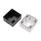 thumbnail image 3 of Caja de control de interruptor de botón pulsador 22mm 1 orificio para botones blanco y negro 1 pieza, 3 of 4