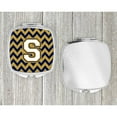 thumbnail image 4 of Letter S Chevron Navy Blue and Gold Compact Mirror CJ1057-SSCM, 4 of 4