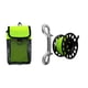 thumbnail image 1 of Carrete de carrete de dedo de buceo con línea de guía de 30 m Clip de perno terminado + Marcador de superficie de carrete SMB Soporte de boya Bolsa de Amarillo fluo Baoblaze Dive Reel y Mesh Pouch, 1 of 8