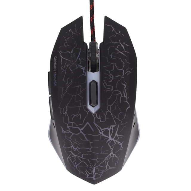 Gaming Mouse, Wired Gaming Wired Computer Mouse With Multi Level DPI Adjustments for Desktops, Laptops, and PCs