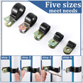 thumbnail image 3 of Coated Cable Clamp Galvanized Steel Cable Clamp Metal Clamp Wire Clamp Rubber Buffer Insulation Clamp Hose Clamp 50Pcs, 3 of 6