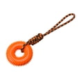 thumbnail image 1 of Squeaky Spiky Ring Dog Toy Interactive Chew Teething Rope Puppy Training Outdoor Play Boredom For Small Medium Large Dogs, 1 of 3