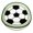 A002- Style B, variant on Rug Mat, 32 Inch Diameter Round Washable Rug, Fuzzy Plush Shag Rug, Soccer Ball Football Rug, Non-Slip Absorbent Round Carpet, Soft Fluffy Kids Play Rug For, Suitable for Student
