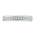 thumbnail image 3 of 1/3 Carat Diamond Unisex Wedding Band Ring in 14K White Gold (Ring Size 13.5), 3 of 3