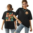 thumbnail image 5 of KimSoong Womens Oversized Mama Graphic Tees Boy Mom Shirts Mama Tops Women Crew Neck T-shirt Tops, 5 of 7