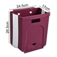 thumbnail image 1 of Cubo De Basura Colgante Para Cocina, Cubo De Basura Plegable Montado En La Pared Para Debajo Del Fregadero, Cubo De Basura Plegable Para Inodoro Para Dormitorio, Baño, Oficina Y Coche Moyic HA022669-00, 1 of 7